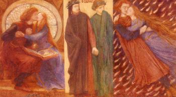 Dante Gabriel Rossetti : Paolo And Francesca Da Rimini
